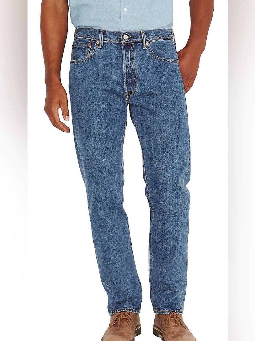 Levi's Men's Straight Jeans in Medium Blue